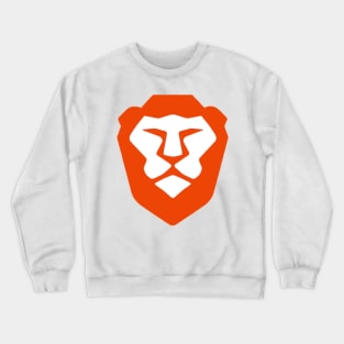 Brave Browser Logo Crewneck Sweatshirt